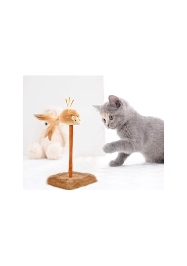 Süslüpati Sesli Oyuncaklı Kedi Tırmalama Tahtası