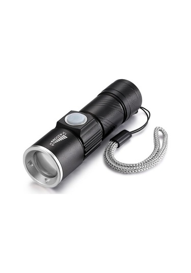 Ebitda Usb Ultraviyole El Feneri Yeşim Tanımlama 395nm Floresan Dedektörü Siyah Kompakt 5w Led Siyah