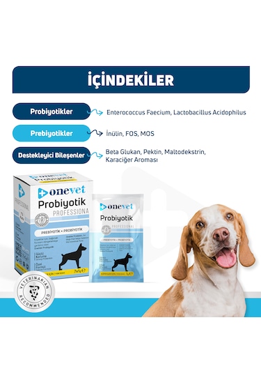 Onevet Probiyotik Saşe 7x1 Gr Köpek
