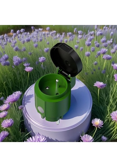 Xuweiwei Fransız Akıllı Dış Mekan Priz Wifi 1 Paket Wıfı Zıgbee 30 Ses Kontrollü Zamanlayıcı Ölçüm Fonksiyonlu Alexa Google Home Uyumlu 16a Tip E