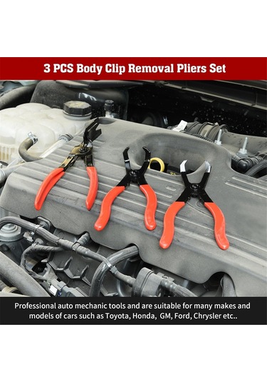 Xurunkeji Gövde Klipsli Pense Seti, 30 Derece Ve 80 Derece İtmeli Pim Pense