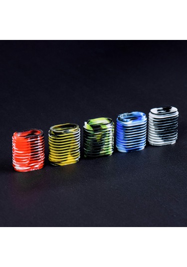 Gajeena 10 Adet Silikon Olta Makinesi Kolu Koruması - 5 Renk Seçeneği - 2.8x2.5x1.6cm Boyutunda