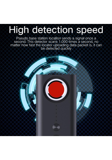 Sones T1 Kamera Dedektörü Gps Konumlandırma Monitörü İzleme Dedektörü Siyah Siyah