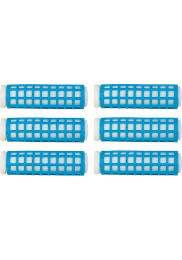 1,7 Cm Kaynatmalı Bigudi 6lı - 34 Mavi