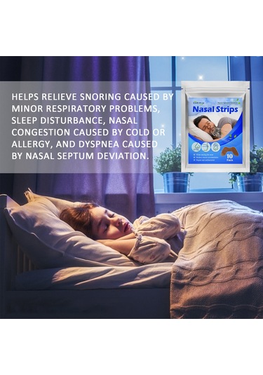 Youmex South Moon 10 Adet Burun Açıcı Yapışkan, Horlamayı Önleyici Nazal Bant