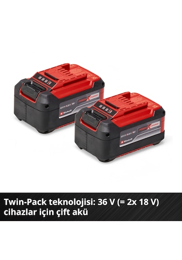 Einhell 2x18V 5,2 Ah Power-X-Change Twinpack Akü - 4511526