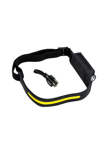 Rox 0228 Şarjlı Led Kafa Feneri 350 Lümen Siyah