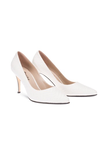 Deery Beyaz Kadın Stiletto Beyaz (539892231) Beyaz