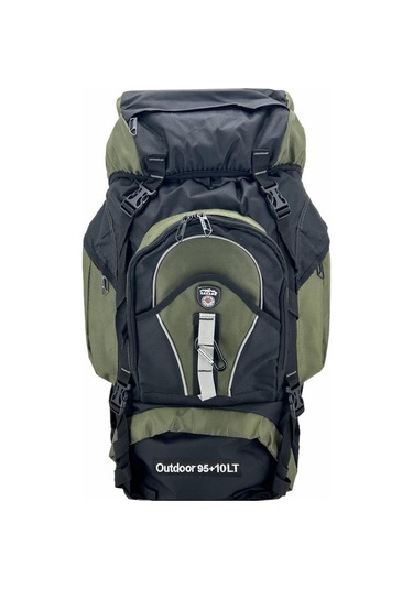 Cakard 65+10 Litre Dağcı Sırt Çantası Yeşil