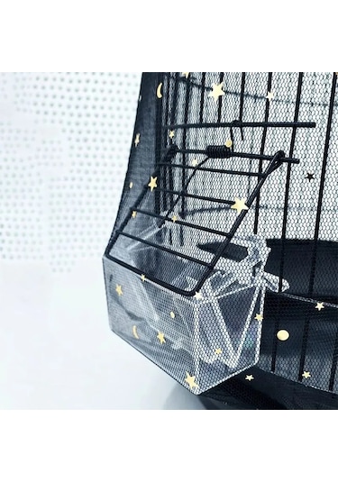 Shineyee Kuş Kafesi Sıçramaya Dayanıklı Kapak, Kuş Kafesi Sıçramaya Dayanıklı Ağ, Toz Ve Tüy Geçirmez Toz, Sinek Ve Böcek Geçirmez Kapak, Papağan Kaf-47