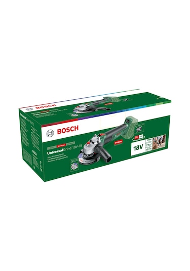 Bosch UniversalGrind 18V-75 115mm Akülü Taşlama Makinesi (Akü ve Şarj Hariç) - 06033E5000