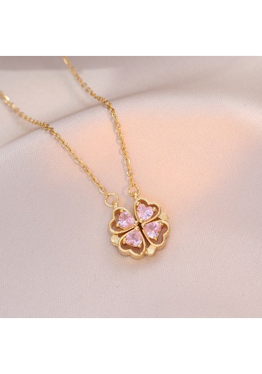 Bayan Kolye: Moda Estetiği Titanyum Çelik Kolye No.409 Çok REnkli