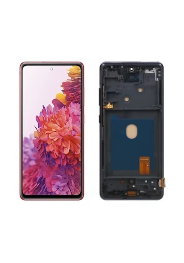 Samsung Galaxy Uyumlu S20 Fe Lcd Ekran Dokunmatik Çıtalı
