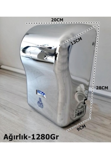 Palex 2000 Watt Ep-K Krom Kaplama El Kurutma Makinesi