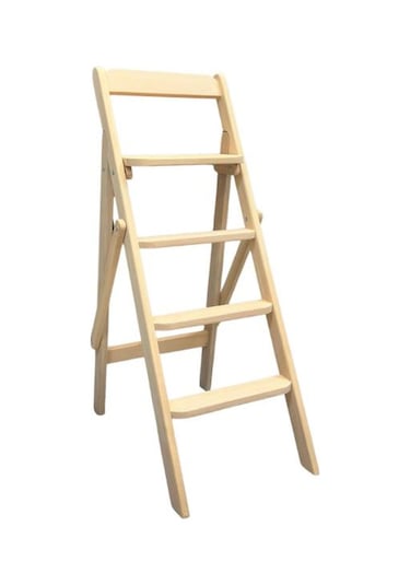 Step İda Ahşap Merdiven 4 Basamaklı Doğal Renk