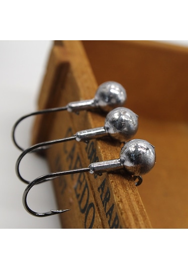 Xiyyadms 50 Adet/poşet 5g Kurşun Başlı Olta İğnesi - Keskin Uç, Dayanıklı Malzeme, Yumuşak Yem Ve Lure Olta İçin Uygun - Olta Takımları Toptan Satış