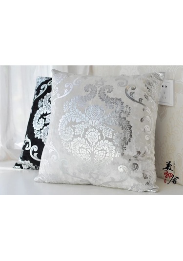 Siyah 18 Cm X 32 Cm-klasik Gümüş Pompalama Kağit Kutu Doku Kutusu Seti Moda Araba Moda Bez Havlu Setleri