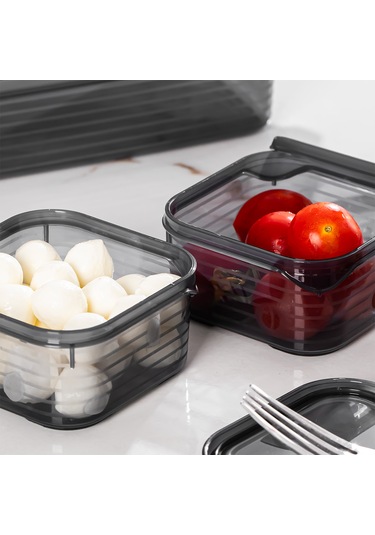 Porsima 4369 Freshlock Vakumlu Kahvaltılık Çok Amaçlı Saklama Kabı Kahvaltı Seti Füme