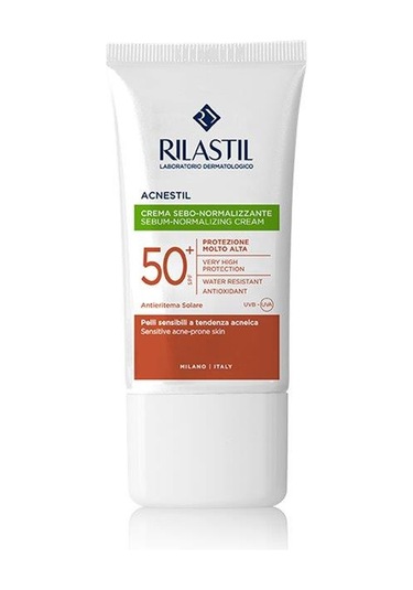 Rilastil Acnestil Düzensiz Ciltler İçin Yüz Güneş Koruyucu Krem Spf50+ 50 ML
