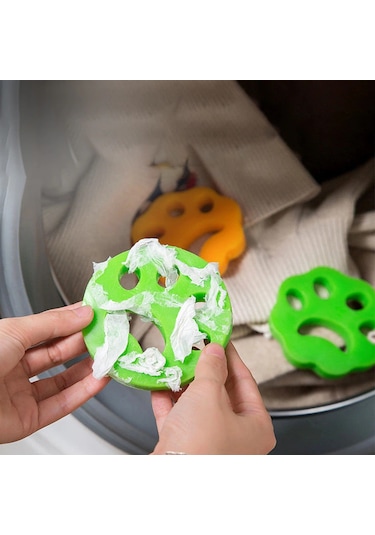 Çamaşır Makinesi Ve Evcil Hayvanlar İçin Tüy Toplayıcı Yıkanabili Renkli