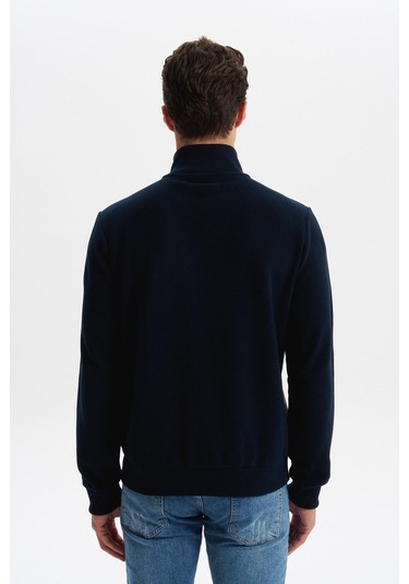 Arma Erkek Regular Fit Selanik Kumaş Dik Yaka Fleto Cepli Basic Sweatshirt Kazak K30324698502 Lacivert Arma Erkek Regular Fit Selanik Kumaş Dik Yaka Fleto Cepli Basic Sweatshirt Kazak K30324698502 Lacivert