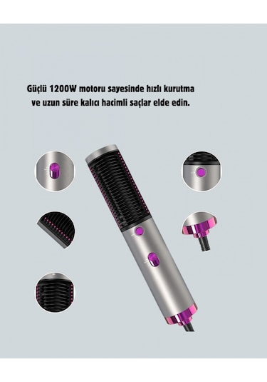 Hızlı Kurutma Ve Şekillendirme İçin Saç Fırçası