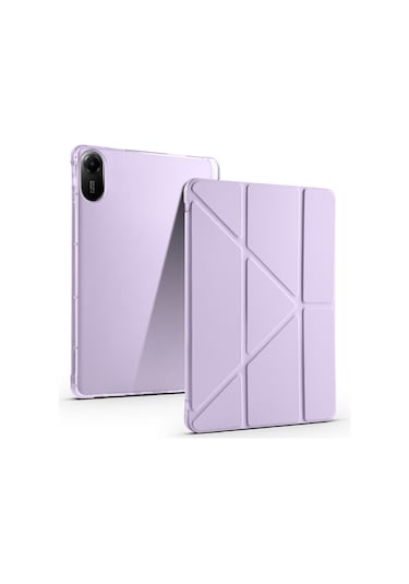 Xiaomi Redmi Pad 2 11inç 2025 Kılıf Kalem Bölmeli Trifolding Case Kapaklı Kılıf