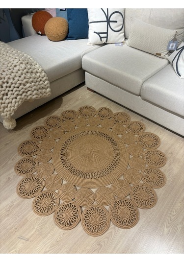 Marguerite Trikot Papatya Model Kilim Bej