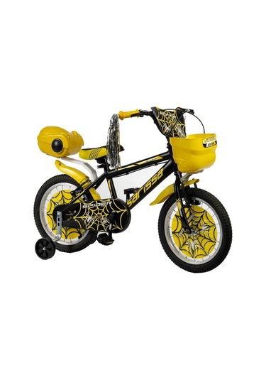 Sarissa Spinne 20 Jant 6 Ve 10 Yaş Çocuk Bisikleti Sarı + Yan Destek Tekeri Sarı