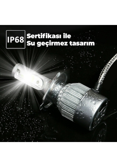 Oyota Corolla Uyumlu 2004-2012 Şimşek Etkili Sis Led Xenon Far Ampulü