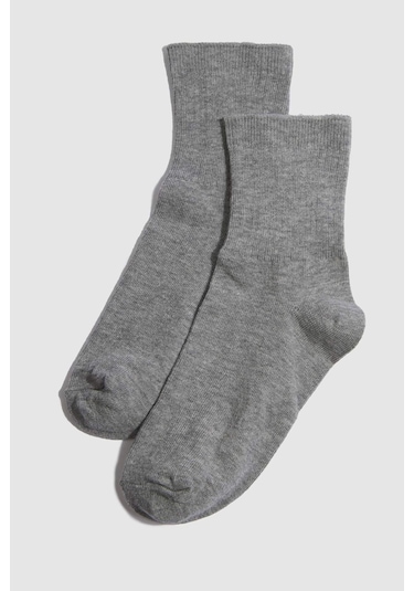 Defacto Erkek Çocuk 5li Pamuklu Uzun Çorap F4715a8nsgr2 Gri