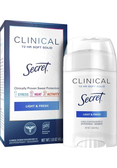 Secret Clinical Strength Light & Fresh Antiperspirant Deodorant 45 G