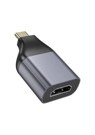 Hoco. Ua33 Tak Çalıştır Type-c To Hdmı 4k Dönüştürücü - Gri