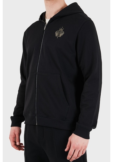 Boss Erkek Sweat 50556427 001 Siyah Siyah
