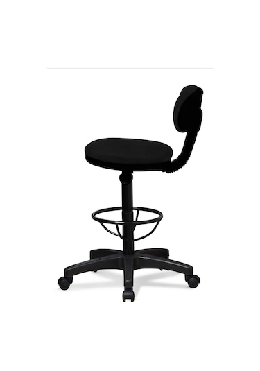 Bar Sandalyesi Sırtlı Beratta Model Siyah