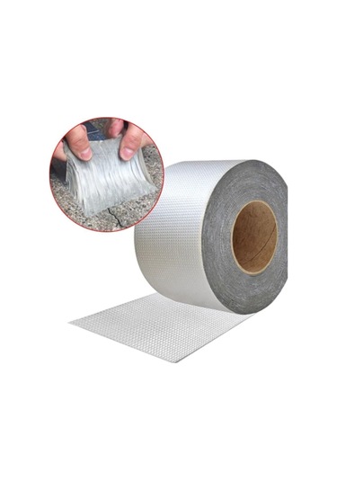 Bay-tec Sızdırmazlık Bandı Tamir Bandı Su Geçirmez Bant 45mmx2m Tamir Bandı Gri