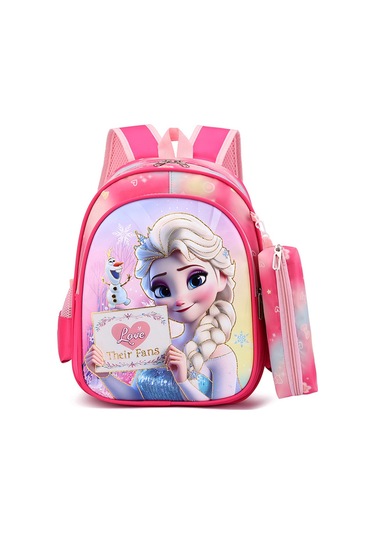 Şık Altın Kaplama Çocuk Okul Çantası Anaokulu İlkokul Öncesi Kırtasiye Çantası Çocuklar İçin Karikatür Sırt Çantası 14 İnç Bronzlaştırıcı Aisha