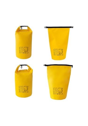 Novahub Yumuşak Su Geçirmez Pvc Çanta - Seyahat & Outdoor Kuru Koruma Sarı Sarı