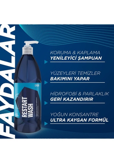 Gyeon Q²m Restartwash Seramik Kaplama Ppf Yenileyici Asidik Şampu