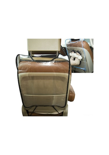 Wezone 2 Adet Çocuk Arabası Koltuk Arka Koruyucu Kılıfı Siyah Polyester+pvc, 58x44cm