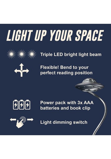 If Book Light Ufo Lacivert