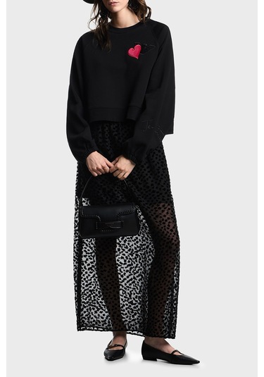 Emporio Armani Bayan Sweat Ew002122 Af12538 Uc001 Siyah Siyah