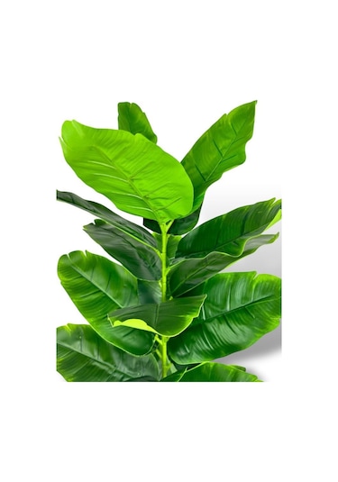 Yapay Çiçek Starliçe 80cm 23 Yapraklı Salon Çiçeği Beyaz Saksılı Yapay Bitki