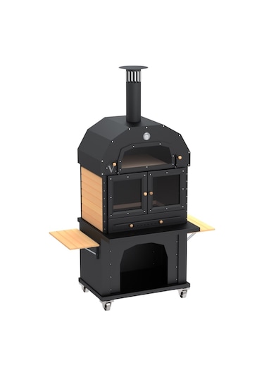 Kuzine Fırınlı Barbekü Şömine Mangal