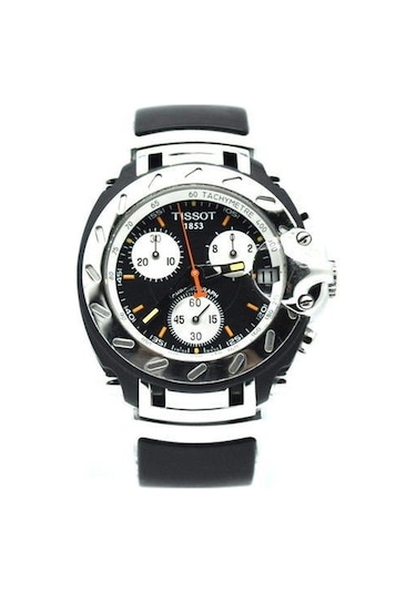 Tissot Trace T472 Uyumlu Siyah Silikon Saat Kordonu