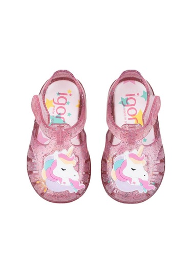 Igor S10341-387 Tobby Unicornio Kız Çocuk Sandalet Fuşya