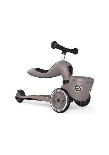 Scoot And Ride Highwaykick 1 Lifestyle Scooter - Brown Lines 210621-96605