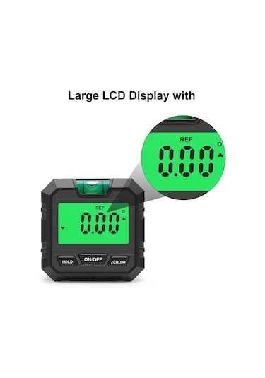 Qıngxıey Kabarcık Seviyesi Ve Manyetik Tabanlı Dijital Elektronik Seviye Açı Ölçer Bul Bina, Otomobil Dğ. Ölçüm Cihazları 44773093
