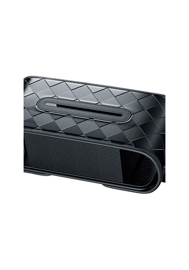 Homyl Mendil Kutusu Kapağı Dikdörtgen Dispenser Otomotiv Araba Siyah