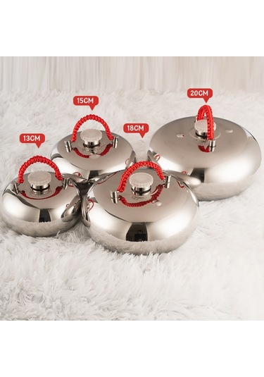 Sones 13cm Tek Parça Kapak 304 Paslanmaz Çelik Çorba Poşeti El Isıtıcı Sıcak Su Torbası